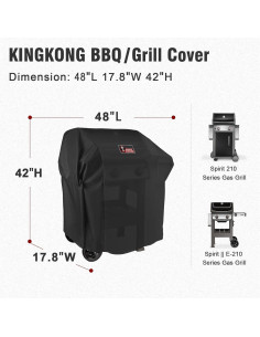 Funda para Parrilla de Gas Kingkong 7138 121.9x45.2x106.7 cm 2