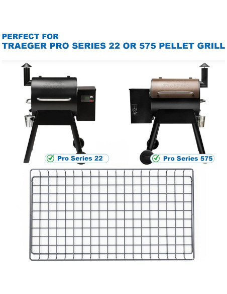 Estante Inferior de Parrilla Traeger Pro Series 22/575 - Metal Duradero