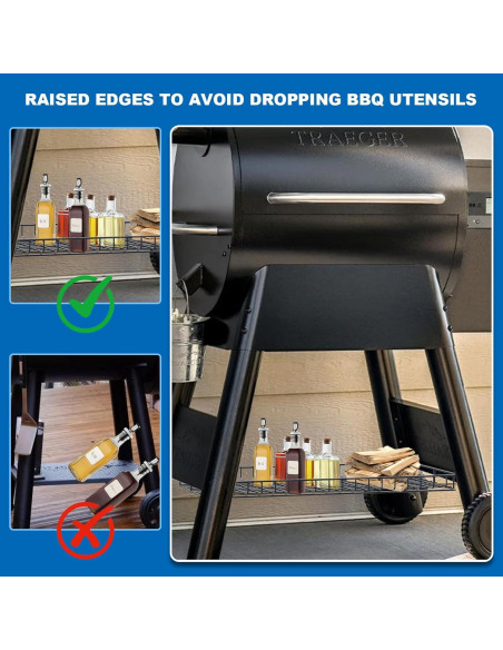 Estante Inferior de Parrilla Traeger Pro Series 22/575 - Metal Duradero