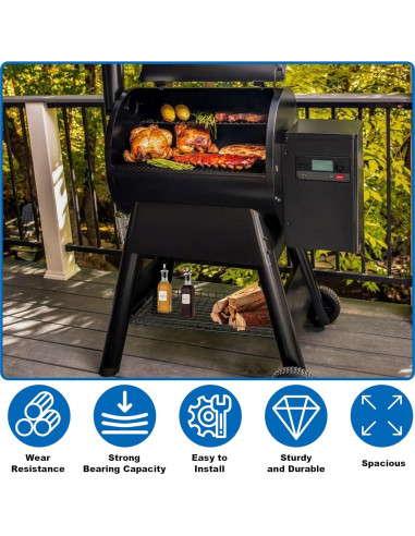 Estante Inferior de Parrilla Traeger Pro Series 22/575 - Metal Duradero