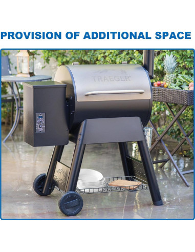 Estante Inferior de Parrilla Traeger Pro Series 22/575 - Metal Duradero
