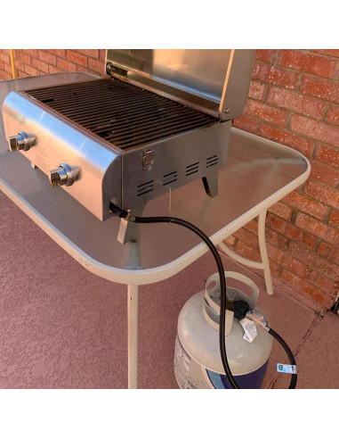 Regulador de Gas Universal SHINESTAR 2 Pies con Manguera