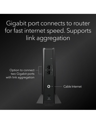 Módem de Cable NETGEAR Nighthawk DOCSIS 3.1 2Gbps