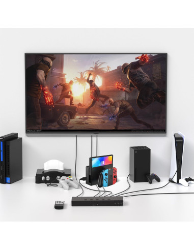 Conmutador HDMI 5 Puertos ZUZONG 4K 60Hz Control Remoto