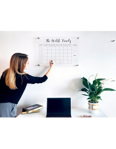 Calendario de Pared Acrílico Personalizado 2025 - Clicked Craft 2