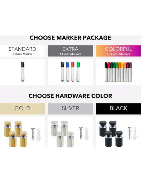 Calendario de Pared Acrílico Personalizado 2025 - Clicked Craft