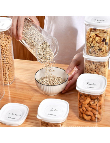 Contenedor de Alimentos Hermético Komost 1000ml - Ideal para Cereal y Granos