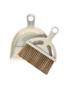 Juego de Escoba y Recogedor Mini BSMstone Blanco Roto