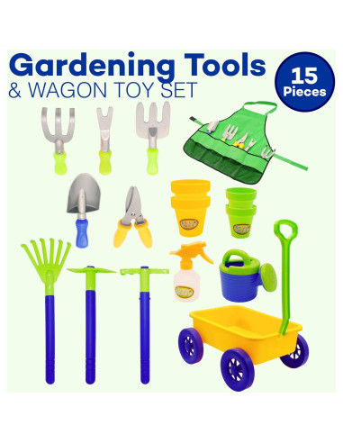 Juego de Jardinería para Niños 15 Piezas 4E's Novelty