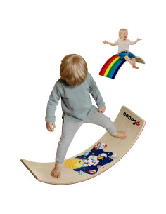 Tablero de Equilibrio de Madera nonogo 88.9 cm para Niños y Adultos