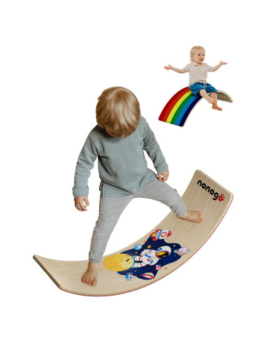 Tablero de Equilibrio de Madera nonogo 88.9 cm para Niños y Adultos