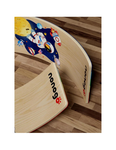 Tablero de Equilibrio de Madera nonogo 88.9 cm para Niños y Adultos