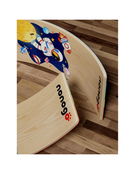 Tablero de Equilibrio de Madera nonogo 88.9 cm para Niños y Adultos