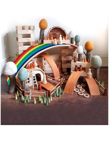 Tablero de Equilibrio de Madera nonogo 88.9 cm para Niños y Adultos