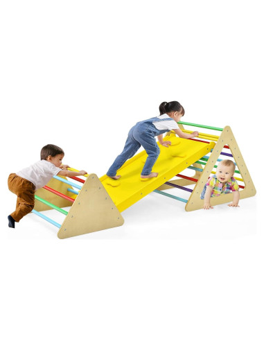 Juguete de Escalada Costzon Triángulo de Madera 3 Piezas