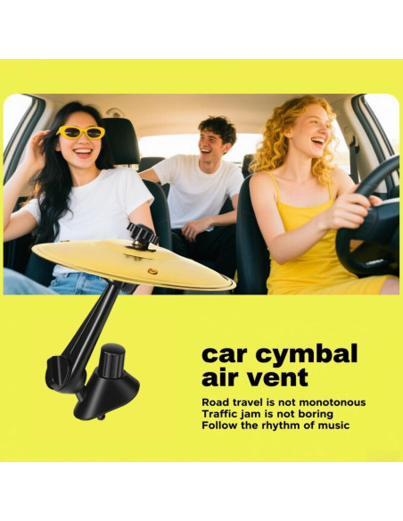 Cymbal de coche COMTAR QCB para ventilación - Oro
