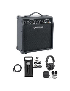 Amplificador de Guitarra Rockville G-AMP 20W Bluetooth + Mic + Auriculares