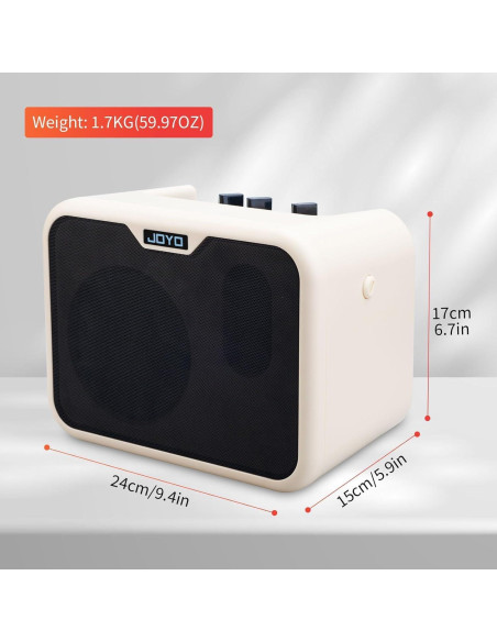 Amplificador de Bajo JOYO MA-10B 10W Portátil con Correa