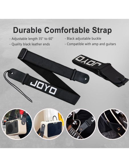 Amplificador de Bajo JOYO MA-10B 10W Portátil con Correa