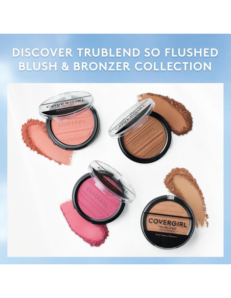 Rubor en Polvo Covergirl Trublend So Flushed 9.4 g Coral Crush