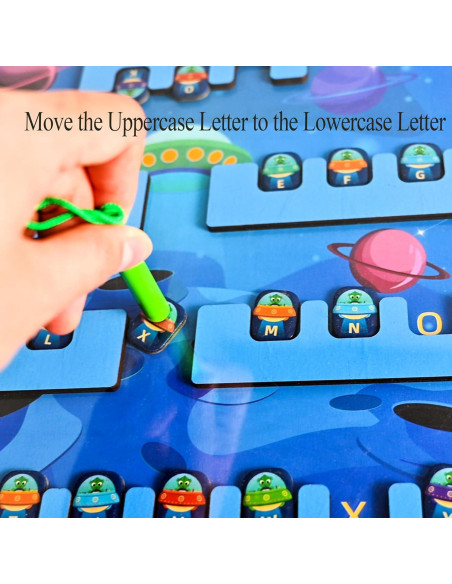 Rompecabezas Magnético de Letras Montessori YUNHE OVNI 0.55 kg