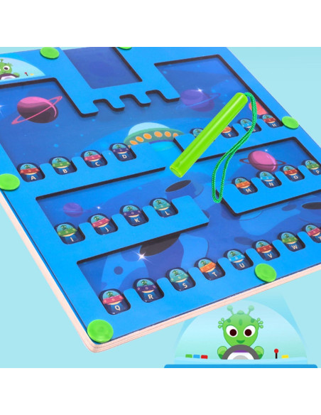 Rompecabezas Magnético de Letras Montessori YUNHE OVNI 0.55 kg