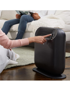 Calentador Cerámico Honeywell ThermaWave 6, Negro, 120V 2