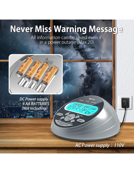 Radio de Emergencia Portátil Emgykit con Manivela y Alerta NOAA