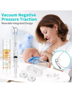 Kit de Corrección de Pezones Invertidos Diulit - Succionadores Reutilizables 2