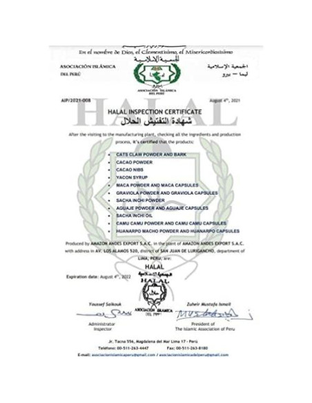 Cápsulas Blandas de Sacha Inchi Amazon Andes 1000mg Omega 3, 6, 9