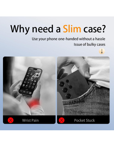 Funda Ultra Delgada LITNEMC para Samsung Galaxy S25 Ultra 6.9"