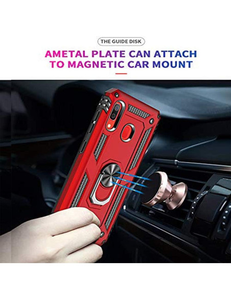 Funda híbrida rosa para Huawei P Smart Z / Y9 Prime 2019 con soporte