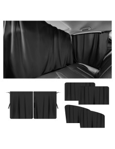 Kit de Sombrillas para Ventanas de Coche Stacool 5PCS - Privacidad y Sombra