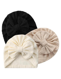 Paquete de 3 Sombreros Turbante Terciopelo Zurlefy Bebé