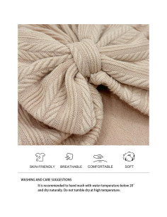 Paquete de 3 Sombreros Turbante Terciopelo Zurlefy Bebé 2