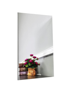 Espejo acrílico rectangular FixtureDisplays 20x16 pulgadas a prueba de roturas