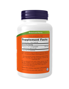 Suplemento NOW Foods Saúco 500 mg 120 Cápsulas Veganas 2