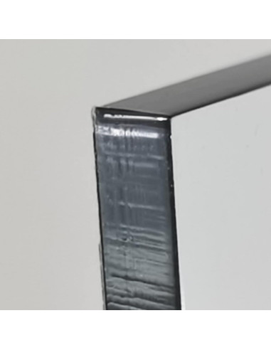 Espejo acrílico rectangular FixtureDisplays 20x16 pulgadas a prueba de roturas