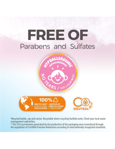 Champú Real Tio Nacho para Bebés 400 ml - Hipoalergénico, Sin Lagrimas