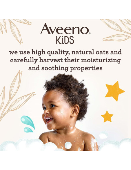 Baño de Burbujas Aveeno Kids 567 ml Piel Sensible Avena