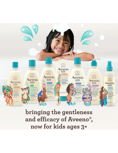 Baño de Burbujas Aveeno Kids 567 ml Piel Sensible Avena