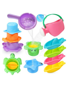 Set de 10 Juguetes de Baño para Bebés BAYMI - Diversión Acuática