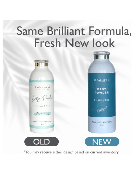 Polvo para Bebés Natural SoCal Suds 113.4g Sin Talco 2-Pack
