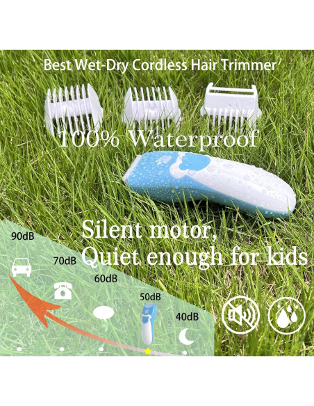 Cortadora de Cabello FBO G-1555 - Silenciosa, Impermeable, Recargable