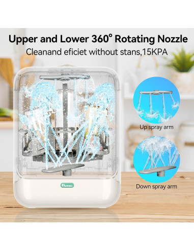 Lavadora de Biberones IAGREEA 3.2L con Secado y Esterilización