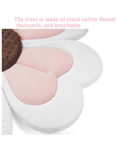 Almohadilla de Baño para Bebés PandaEar - Rosa, 0 a 6 Meses
