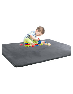 Alfombra de Juego BALAPET de Espuma Viscoelástica 187x127 cm Gris