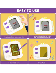 Tarjetas de Flash Hablantes Spobot para Niños 1-5 Años 2