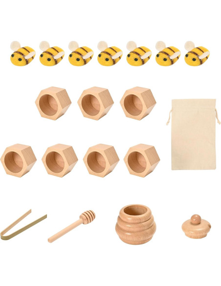 Caja Sensorial Montessori de Madera para Niños 36 meses+