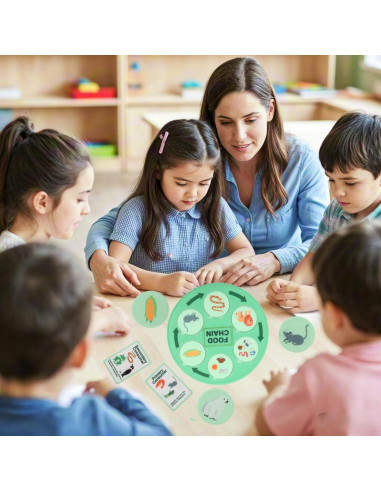 Juguetes de Ciclo de Vida Montessori Natalieenati - 31 Tarjetas